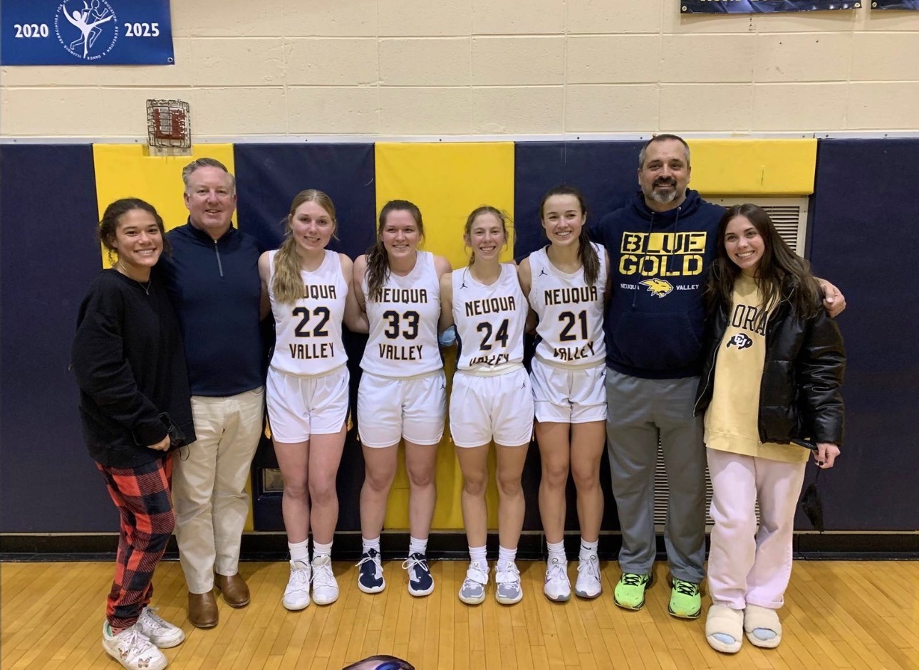 Senior Night — women's high school basketball.
